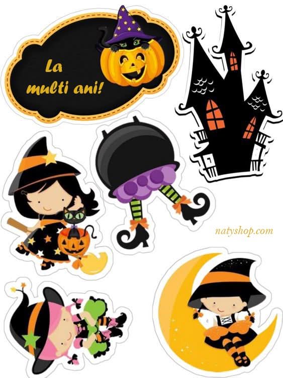 Minidecoratiuni Icing (topper), Halloween Nati Shop