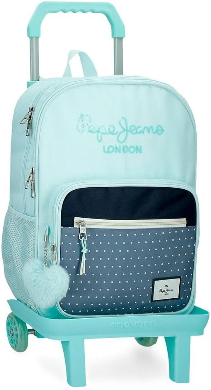 Rucsac școlar Pepe Jeans Dalma Rucsac pentru copii confecționat din poliester, curele late și reglabile care se ajustează, buzunar frontal. De la Joumma Bags Rucsacuri si ghiozdane premium Naty Shop Rucksack 40 + Wagen