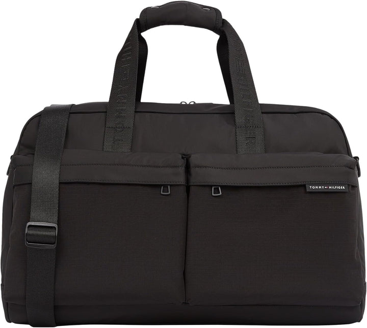 Tommy Hilfiger Geantă geantă de voiaj pentru bărbați Geantă de călătorie Element Repreve, negru, mărime unică Bagaje și echipament de călătorie Naty Shop Titlu implicit