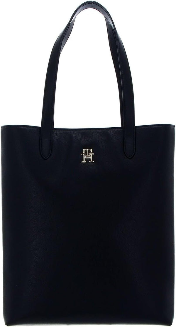 Tommy Hilfiger Th Casual Slim Tote Ns Tote Bag Genti Femei Naty Shop Negru (negru)